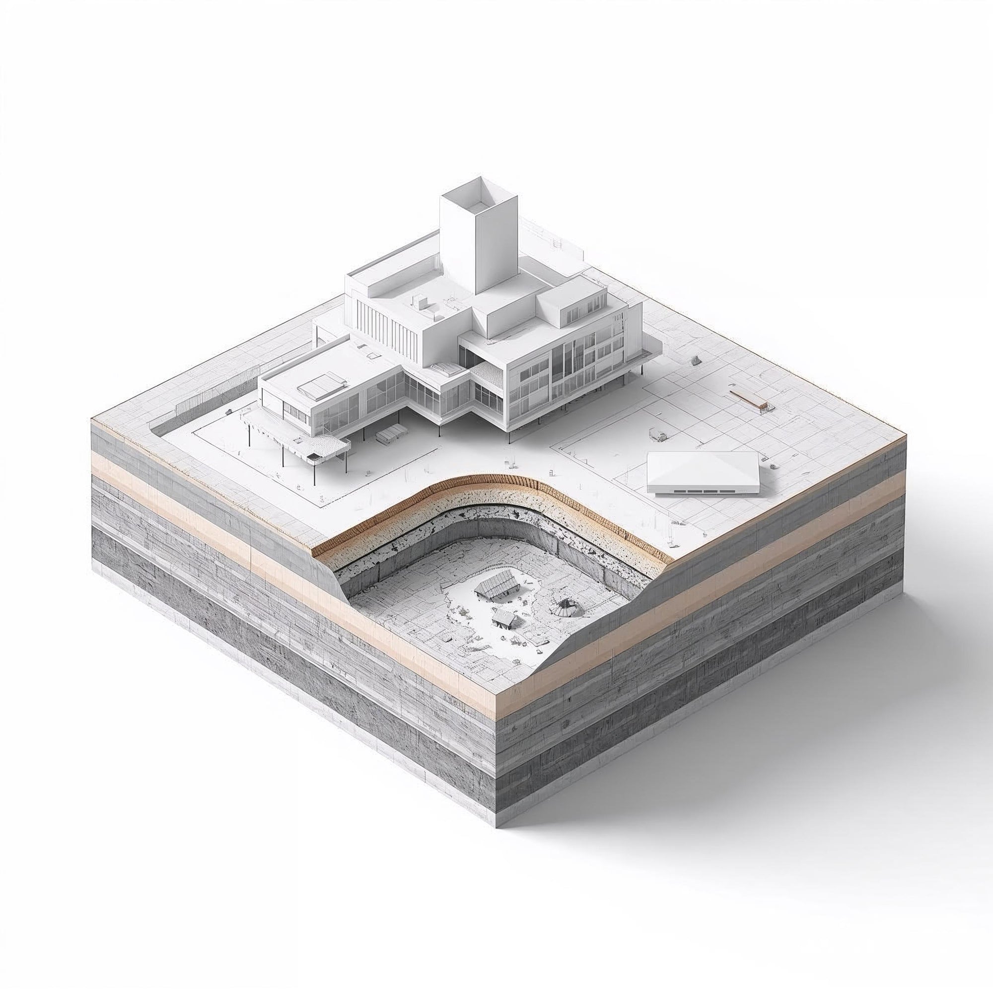 Modelado BIM Movimiento de tierra / Socalzado